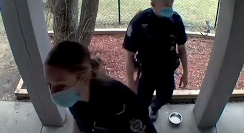 An Edmonton woman called 911 on police earlier this month, after a pair of officers were captured on video moving around home security cameras so they were out of view. bit.ly/34iWuIL