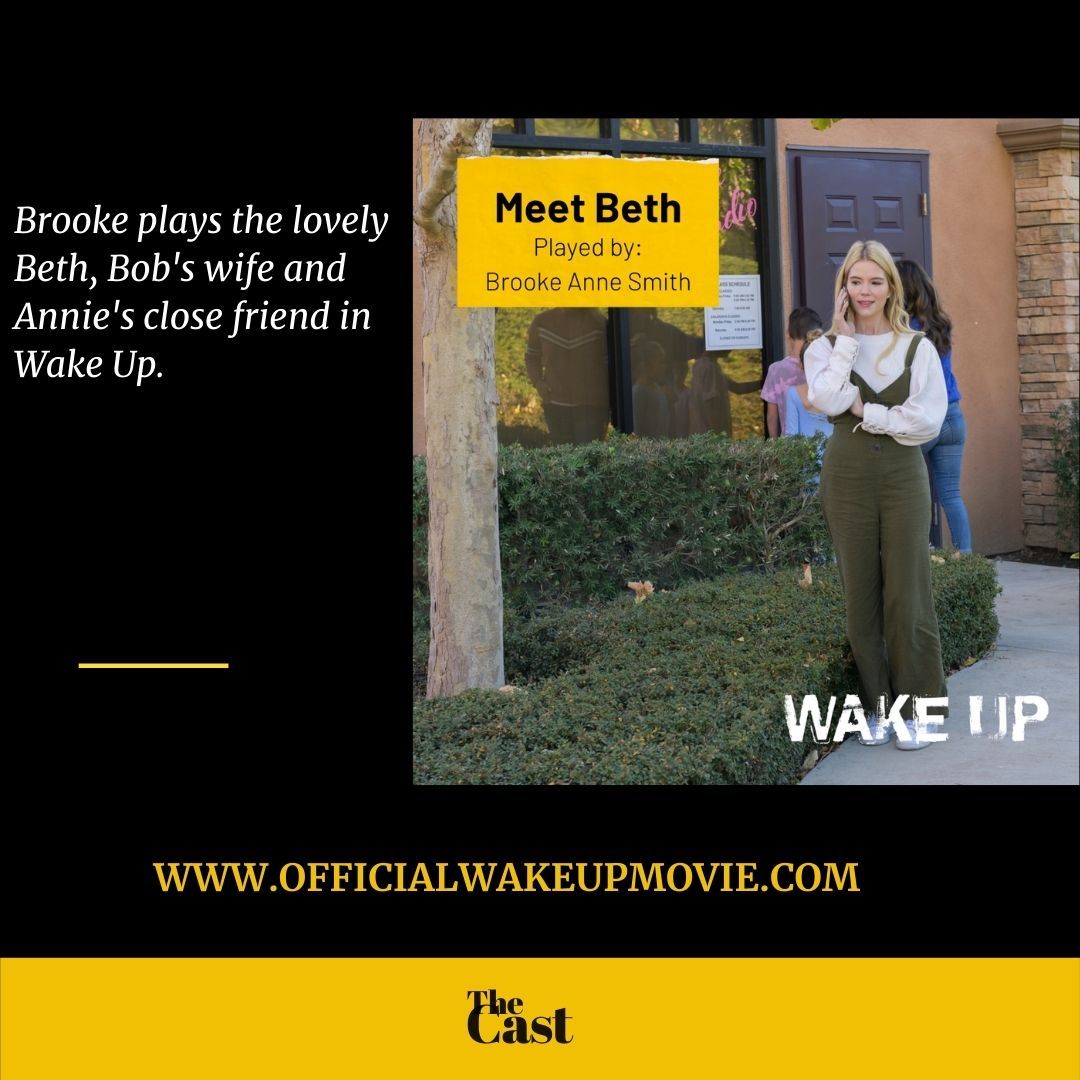 WakeUp_Movie's tweet photo. Today's spotlight is on Brooke Anne Smith who plays Beth!
#theenemyisinplainsight #predatorORprotector https://t.co/Fw7uMtLBy6