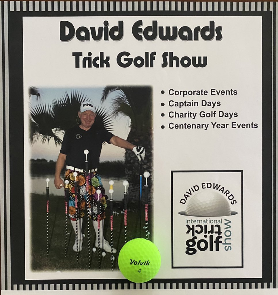 trickgolfshow's tweet photo. Planning your next #GolfDay delighted to be back on the road with the show from 17th June @shawhill1 bookings now being taken #GolfDays #CorporateGolf #CaptainsDays #CharityGolfDays #anniversary Bring the fun to your next event. https://t.co/fODN0g7Rso