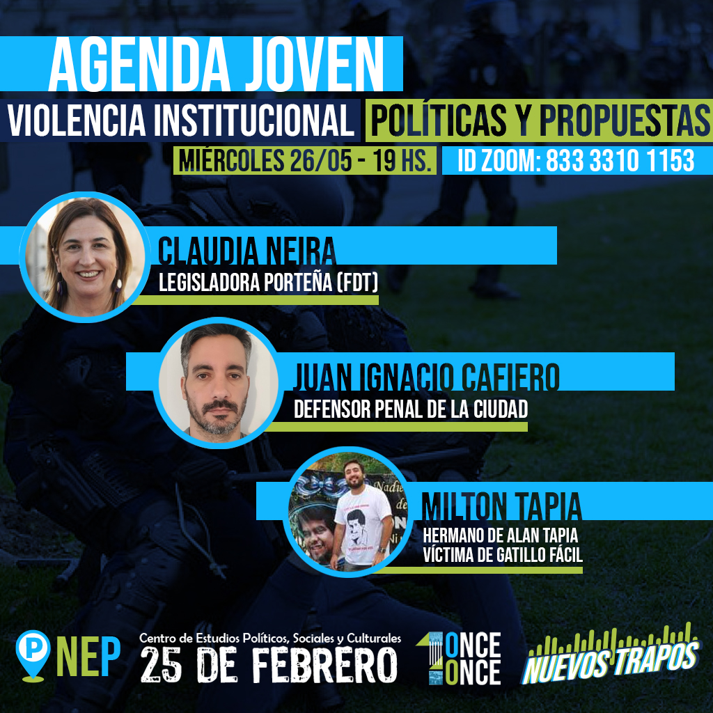 CC25defebrero's tweet photo. En minutos, charlamos junto con @NeiraClaudia Juan Ignacio Cafiero y Milton Tapia sobre #ViolenciaInstitucional en el segundo ciclo de #AgendaJoven
🔗https://t.co/bxF5rMG32a https://t.co/BvA0Gd1kBR