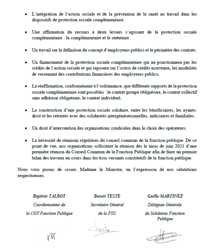 UFSE_CGT's tweet photo. 🔴Évolution de la protection sociale complémentaire : courrier unitaire à la ministre de la fonction publique @AdeMontchalin  ⤵⤵⤵⤵
https://t.co/SmJR7TgsNC https://t.co/sUTowWgGn3