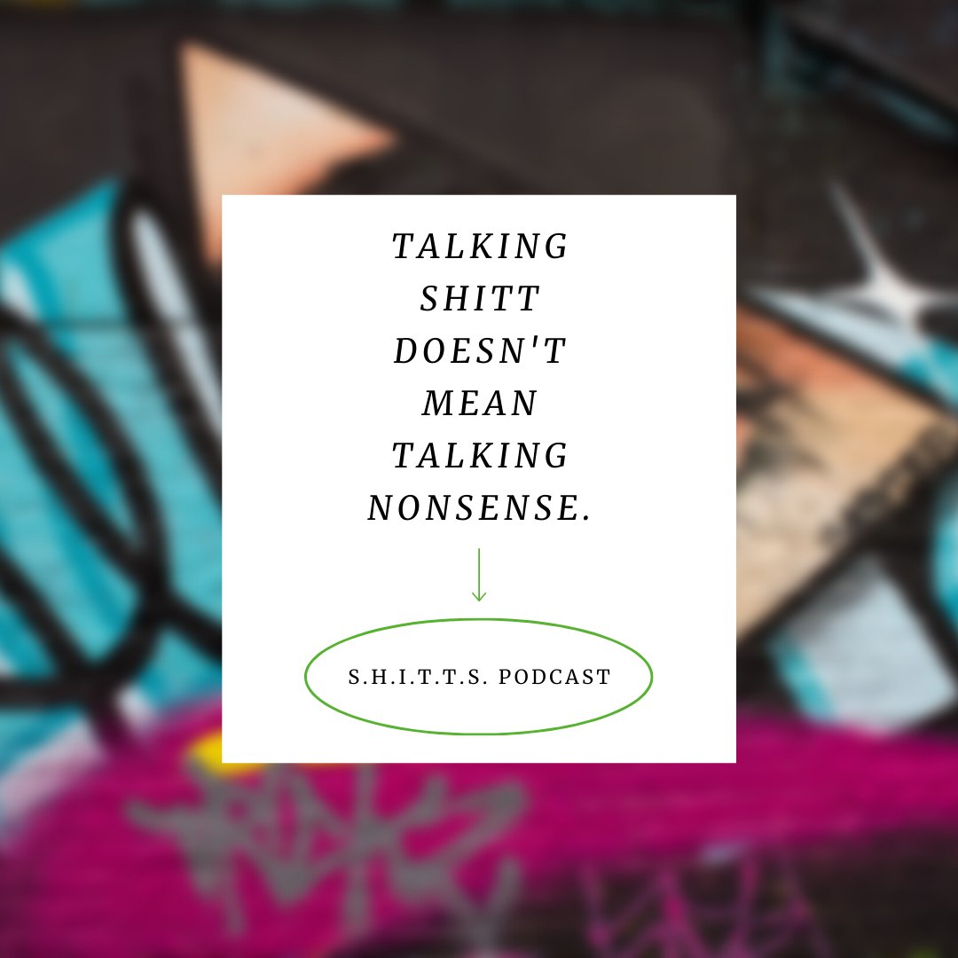 WithTheSHITTS's tweet photo. Talking SHITT doesn't mean talking nonsense. There is an art to our conversations. Keep it from dieing. https://t.co/UcJAPMPI9M

#SHITTSpodcast #shootinshitt #talkinshitt #startinshitt #ChicagoDopestPodcast https://t.co/o1QIGawnZi