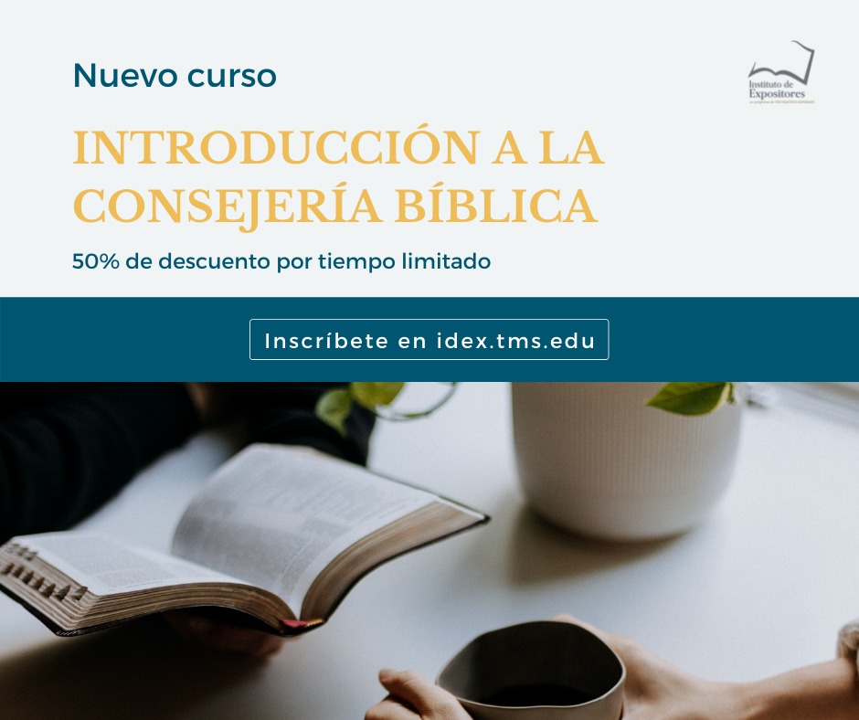 mastersespanol's tweet photo. ¡Nueva clase del Instituto de Expositores: Introducción a la Consejería Bíblica!

Aprovecha el descuento e inscríbete a este curso que te sumergirá en los principios escriturales, teológicos y prácticos de la consejería bíblica:

https://t.co/Vefb7rKG8b https://t.co/qNUKspGr5u