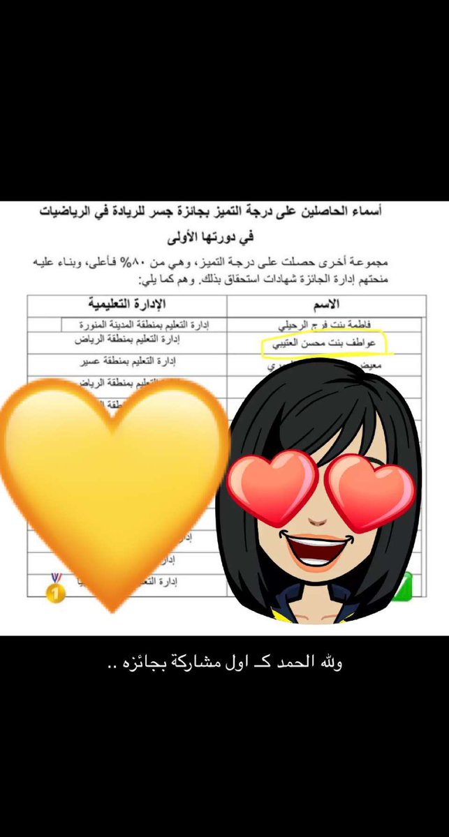math20084's tweet photo. ولله الحمد كــ اول مشاركة بجائزه ..

شكراً للقائمين على جائزة جسر 💛

@samsprz https://t.co/LbzKyQeZhx