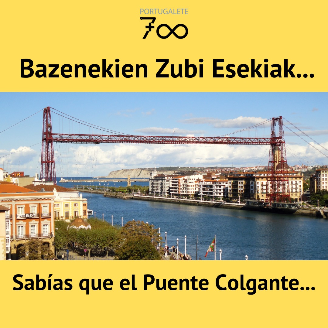 Bazenekien, Zubi esekiak 400.000 errematxe behar izan zituela bere eraikuntzan?¿Sabías que el Puente Colgante necesitó 400.000 remaches en su construcción? #portugalete700