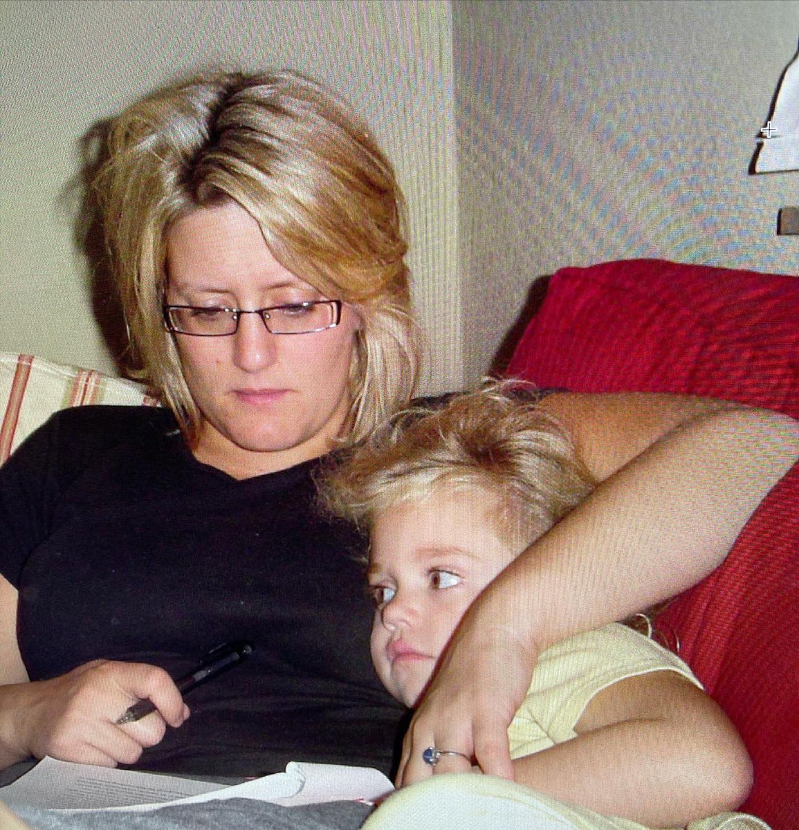 KristieMcKiern1's tweet photo. Proof I was young and that Iโve been grading WSU student papers for a lifetime! (That little girl just graduated HS!) yes, a long time! #Thatswright https://t.co/pRpCMlFset