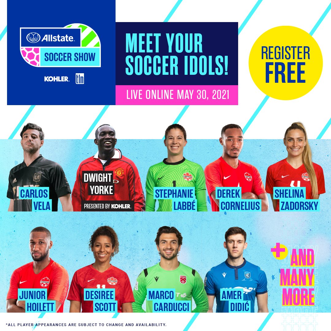 securityliberty's tweet photo. Join Liberty at AllState's soccer show this Sunday from 10:30 am - 7:00 pm EDT! Activities include 1-on-1 Meet &amp; Greets with your soccer idols, interactive presentations with Q&amp;A sessions, the chance to win prizes and more soccer fun! Register for free:  https://t.co/RolWzypKAS https://t.co/2RabTYncAA