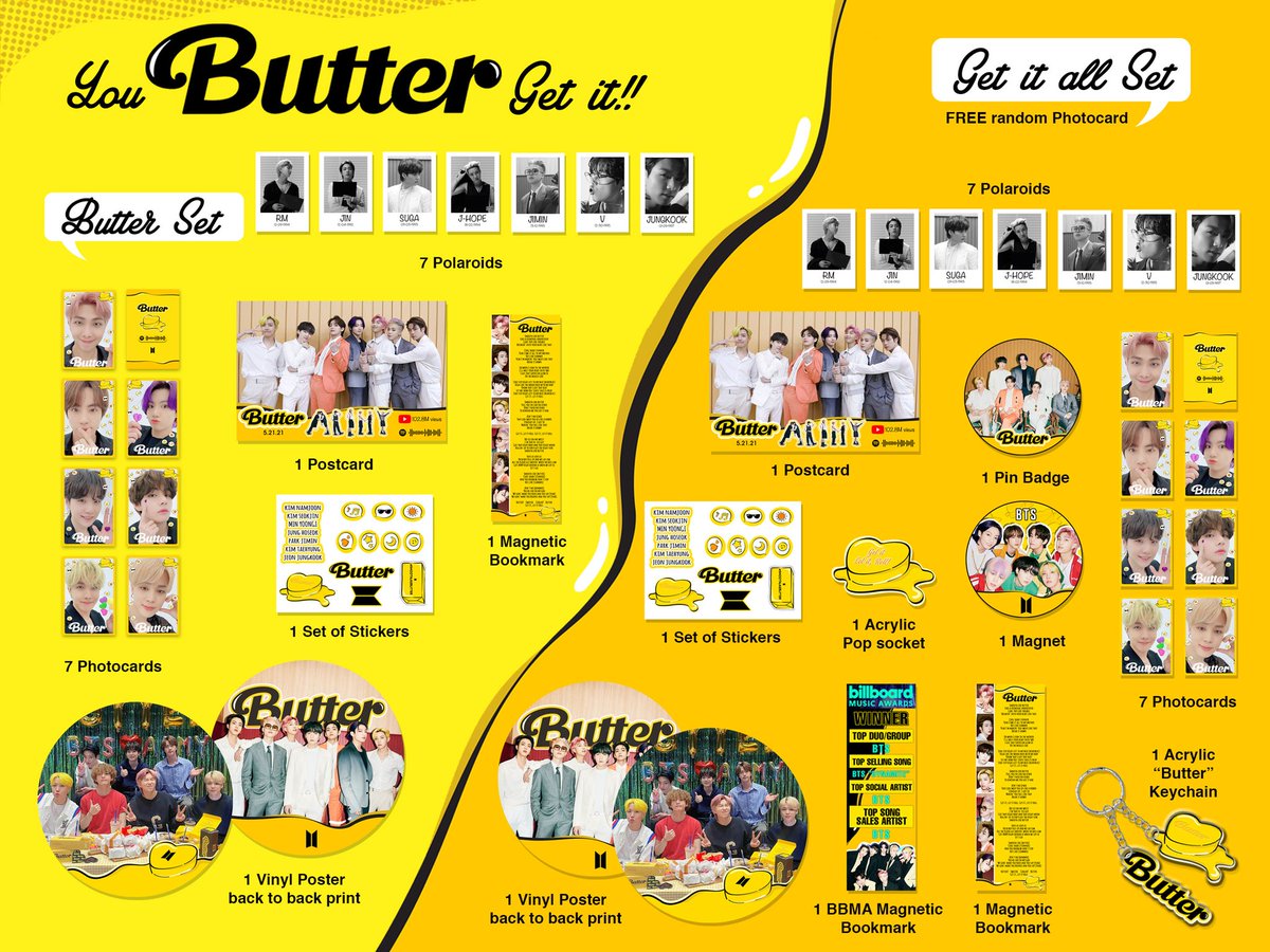 0901Bulletproof's tweet photo. Butter buy it💛💜💛💜
Cutoff till may 31
One week process
2nd week of june start shipping🤗

Dm me for other inquiries🤗 https://t.co/lprymCldUd