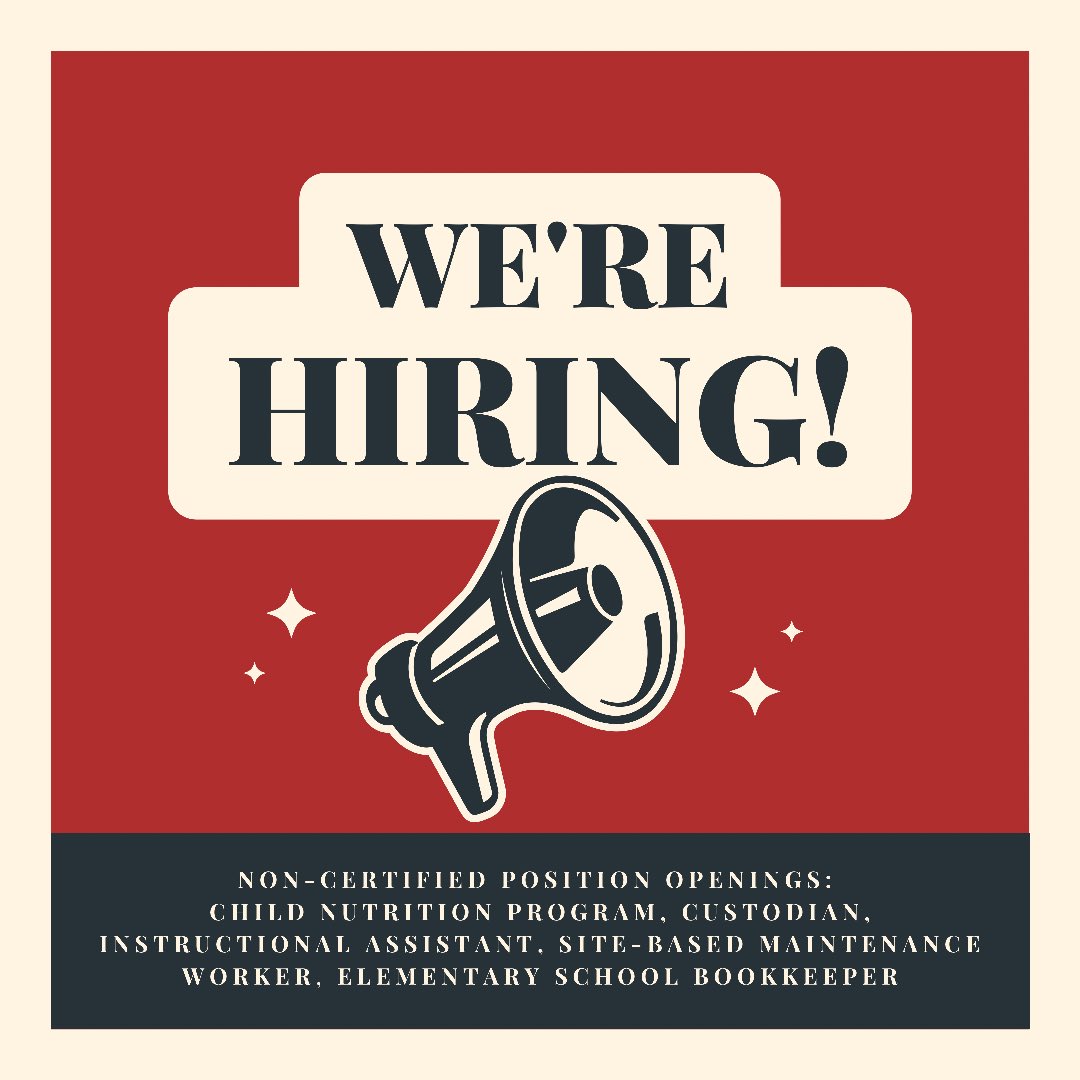 HomewoodSchools's tweet image. Know someone interested in joining the Homewood Schools team? HCS is hiring! Excellent benefits and amazing students and staff! Apply online: bit.ly/3hVcsAF