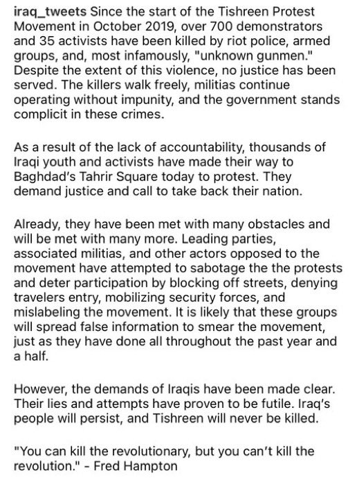 Moh_B_H's tweet photo. @khabyofficial #Iraqi_lives_matter
#IraqiProtesters
#العراق_ينتفض
#من_قتلني https://t.co/s9OgSSSFle