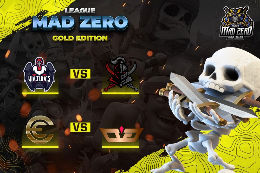 #ClashRoyale | 🏆¡Play-Offs!🏆

🔰 Semi-Finales
No se pierdan el stream 🔥

▶️ @VulturesGG 🆚 @RL_LatamCR
📅 Miércoles 26/05/21
🕗 17:00 🇲🇽🇵🇪 19:00 🇦🇷
📺 twitch.tv/piplup05

▶️ <a href="/CE_eSportsGG/">CE Esports 🏆</a> 🆚 @Darks_Gaming_
📅 Miércoles 26/05/21
🕗 20:00 🇲🇽🇵🇪 22:00 🇧🇷

#LeagueMadZero 💙💛