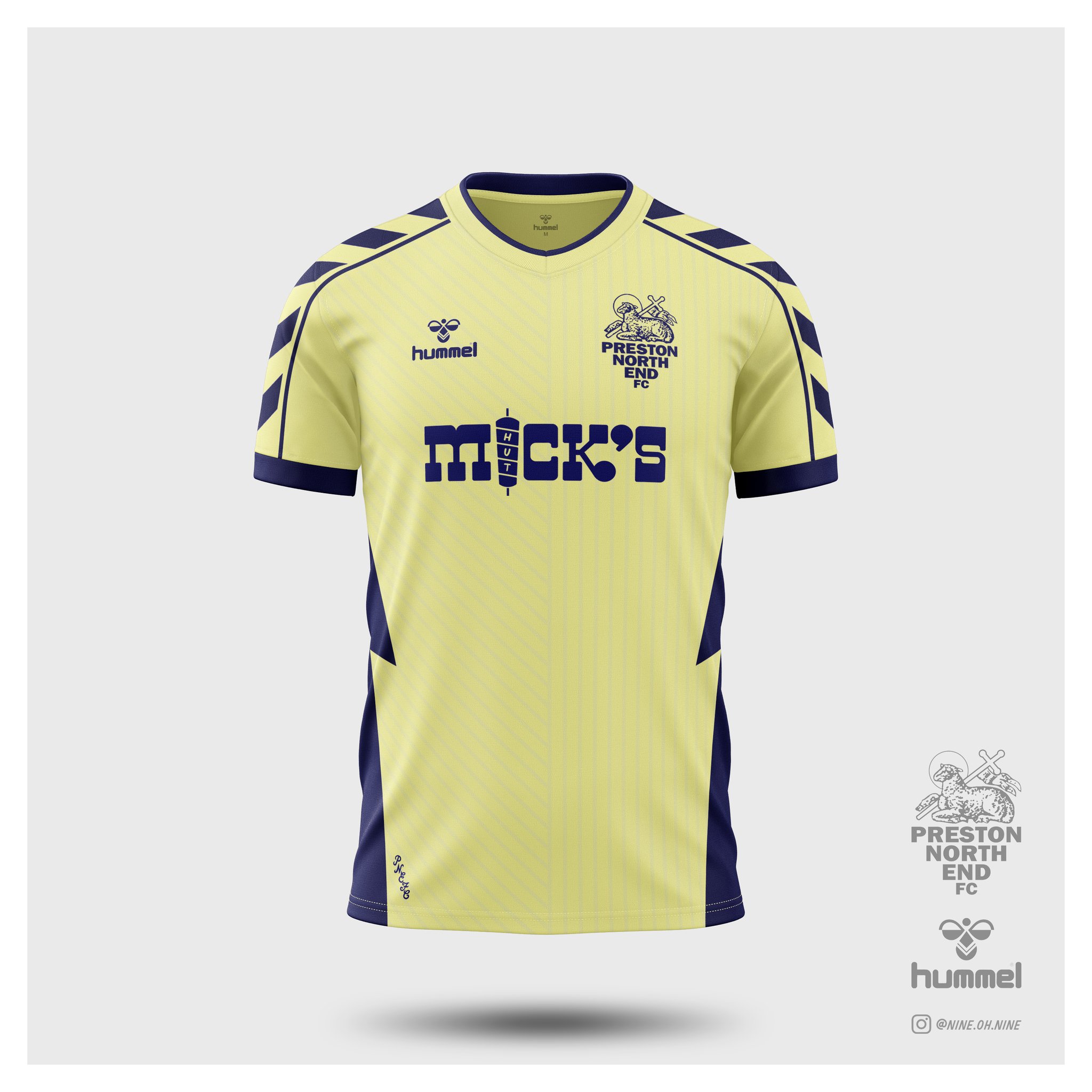 Michael Brown Twitter: "PNE Hummel away inspired by the '85/86 Lombard strip. #pnefc #conceptkit https://t.co/4ak7E4OIYN" / Twitter