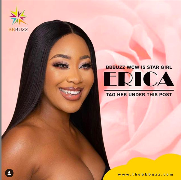 thebbbuzz's tweet photo. BBBUZZ #wcw is the beautiful @EricaNlewedim πβ€οΈ
#bbbuzzng #bbnaija #wcw #explorepage https://t.co/3tTb35ys3h