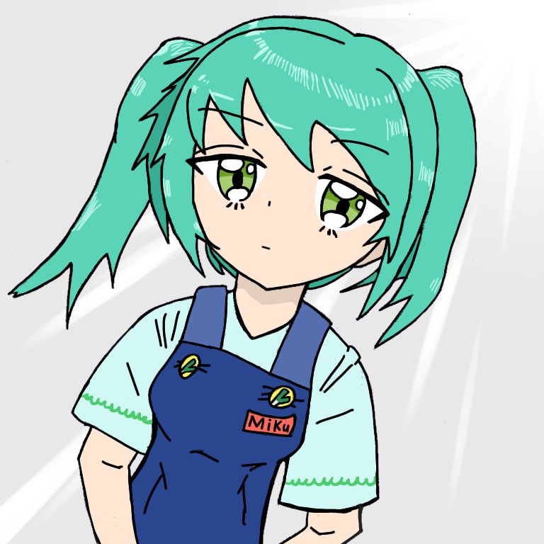 تويتر 永易p على تويتر オーバーオールの初音ミク描いてみた ジト目 初音ミク オーバーオール アイビスペイント 描いてみた 絵描きさんと繋がりたい T Co Vreisgksno