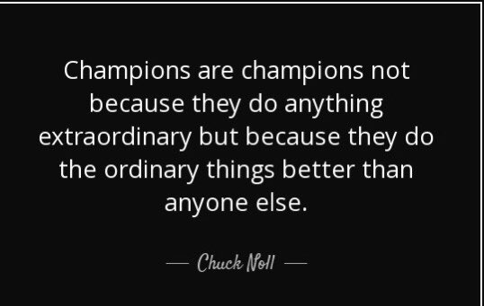 impatrickdailey's tweet photo. "A Champion is a Person who v oluntarily takes extraordinary interest in the adoption, implementation, and success of a cause, policy, program, project, or product. He or she will typically t ry to force the idea through entrenched internal resistance to change." https://t.co/OOc2ihaJpj