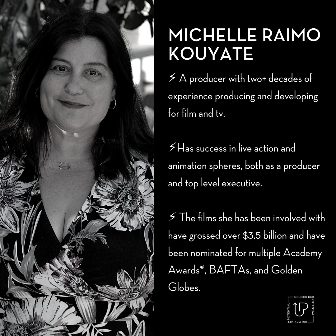 UPHerPotential's tweet image. BUILD UP ✨ MEET THE SPEAKERS

THE ART OF TV AND FILM DEVELOPMENT
Register for our June 9 session featuring Michelle Sy and Michelle Raimo Kouyate in conversation with Sophia Chang. 
🗓 Wednesday, June 9
⏱ 5 p.m. PST / 8 p.m. EST
🔗 bit.ly/UP-Jun9