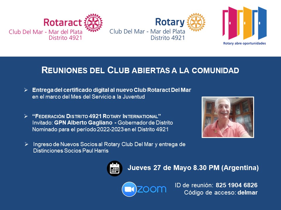 RotaryDelMar's tweet photo. Los esperamos!! https://t.co/PoLOeUt90I