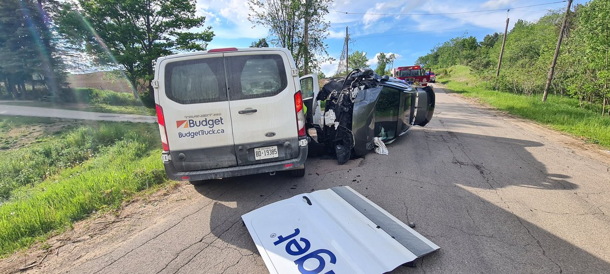 Concession Rd 6 Tosorontio is closed from 5 Sideroad Tosorontio to County Rd 5 due to a serious motor vehicle collision