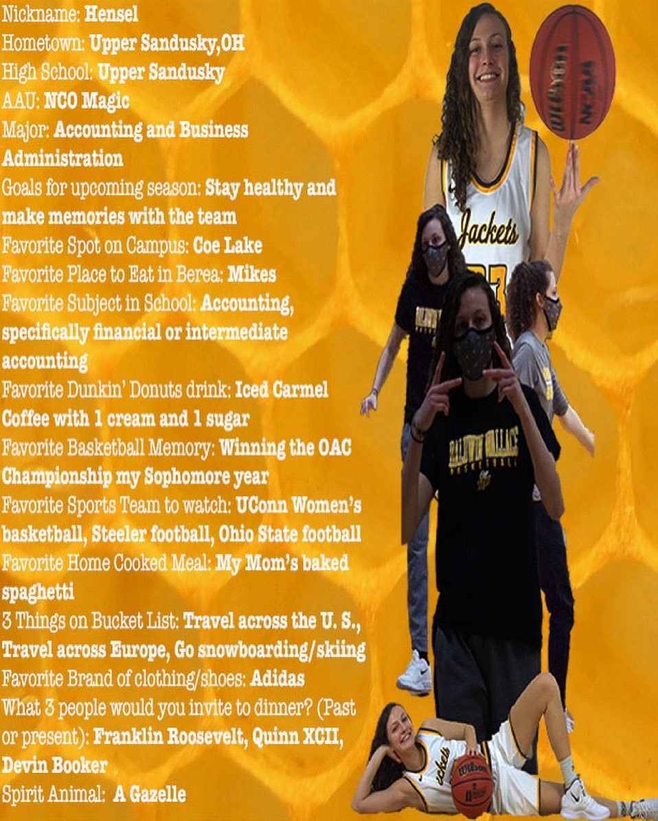 BW_wbasketball's tweet photo. Next feature player is a senior @MeganHensel4 major in Accounting and Business Administration. Sheβs a force of nature and canβt wait to see her back on the floor. 2οΈβ£3οΈβ£πππ #OneLove #BWbecause #BuzzinBios https://t.co/GZtrCd8Xka