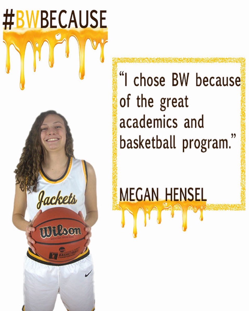 BW_wbasketball's tweet photo. Next feature player is a senior @MeganHensel4 major in Accounting and Business Administration. Sheβs a force of nature and canβt wait to see her back on the floor. 2οΈβ£3οΈβ£πππ #OneLove #BWbecause #BuzzinBios https://t.co/GZtrCd8Xka