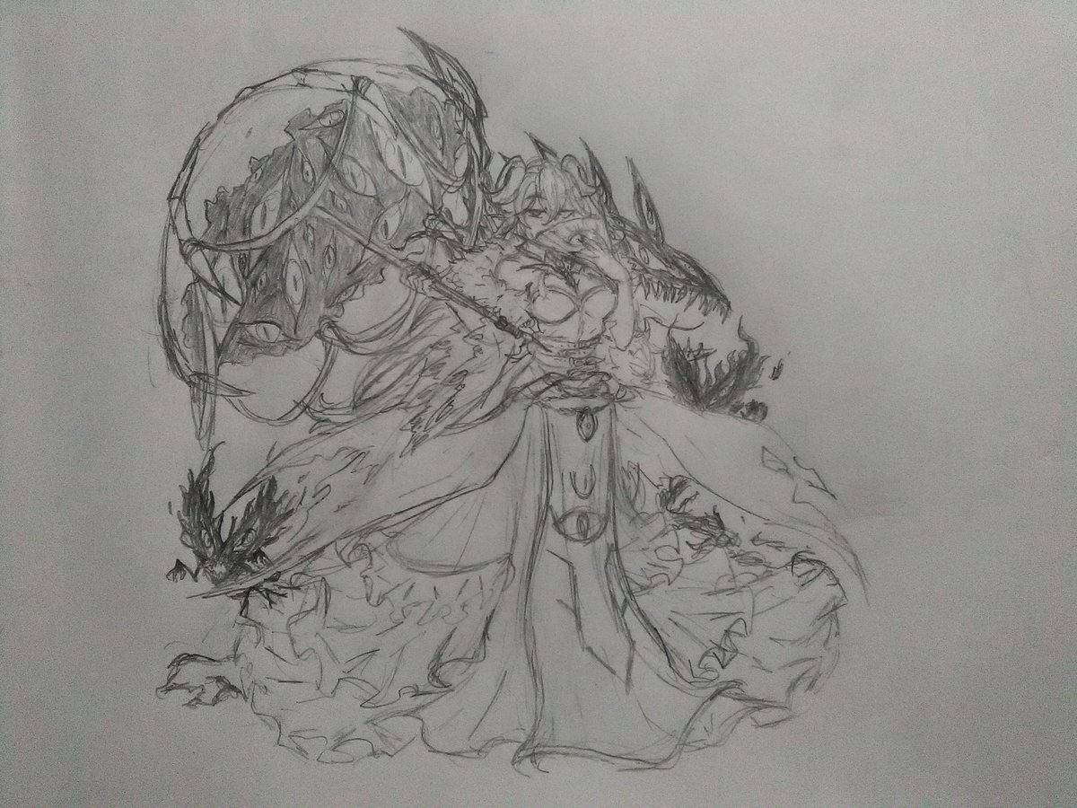 ImpyzNSo's tweet photo. What happens when you have an OCmon that has a similar gimmick to an existing one? You implement them to their lore in a way- https://t.co/m1KbqlY31a