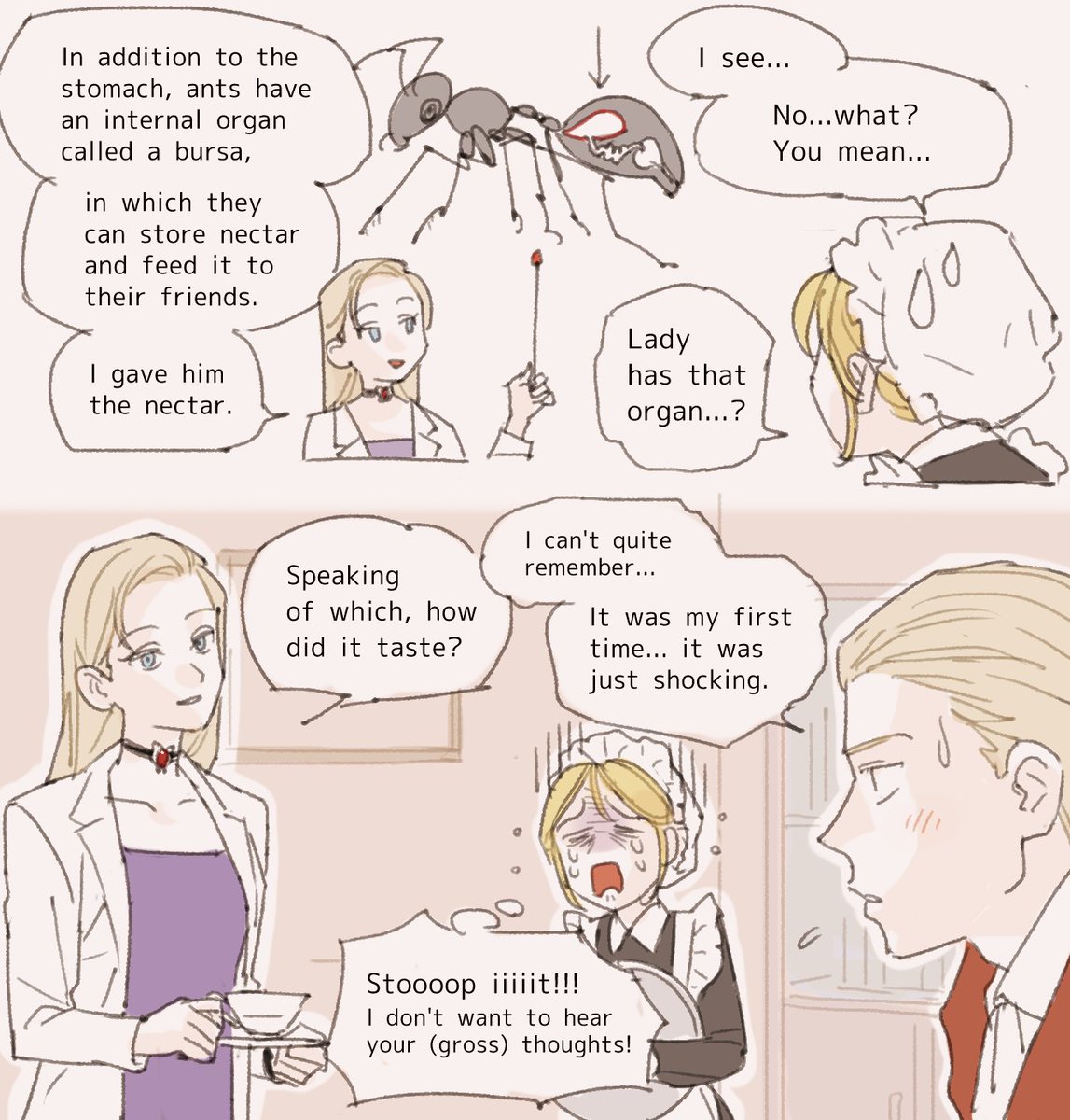https://t.co/ytz0nQa3kH この漫画の続き。アシュフォード家で働くシェリー 