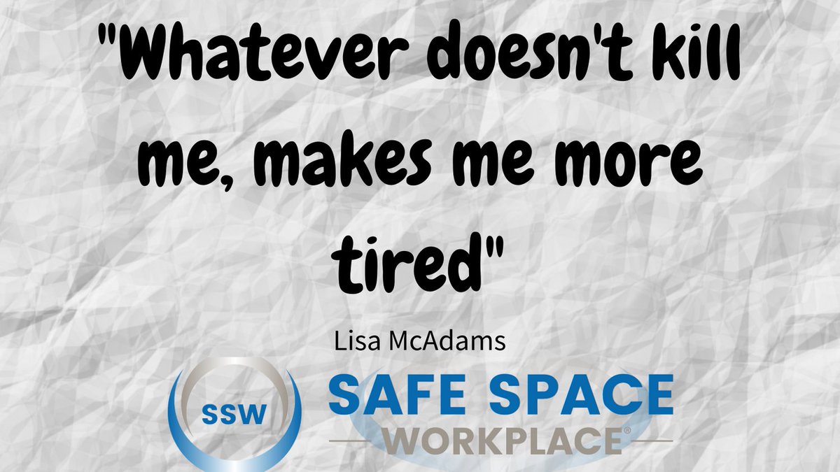 As a survivor of abuse both in my childhood and my marriage. I know I am resilient and strong. I appreciate the compliments I get for this. But, I wish people would recognise how exhausting rebuilding a life and living with the trauma caused by the abuse is.

#abuse #survivor