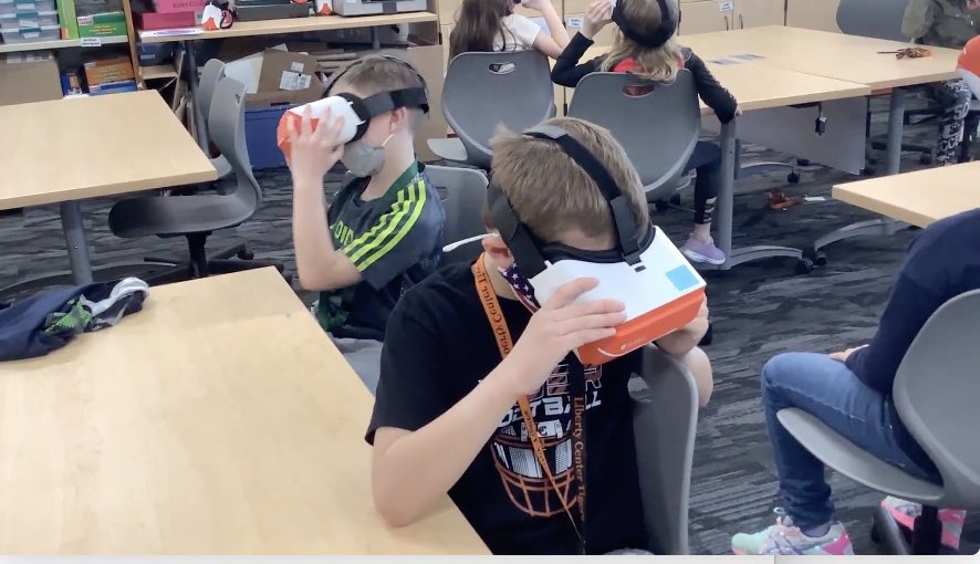lctigertech's tweet photo. Fun in the lab this semester with the Stem Hands On PD Challenge. Monthly lessons for St and Ts included opportunities for using AR/VR, programming, problem-solving, and engineering. Grateful to have all of these resources here at LC.  #lcstem https://t.co/O1OdbRwWau