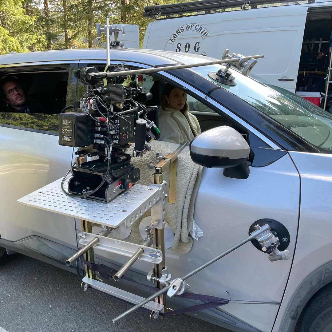 fellintodianna's tweet photo. Today, @sonsofgrip posted this photo of Dianna filming #acidman with the caption "CamTank, a very useful tool! #camtank #matthewsgripequipment #acidman #sonsofgrip💯" https://t.co/RiXq8qAfw2