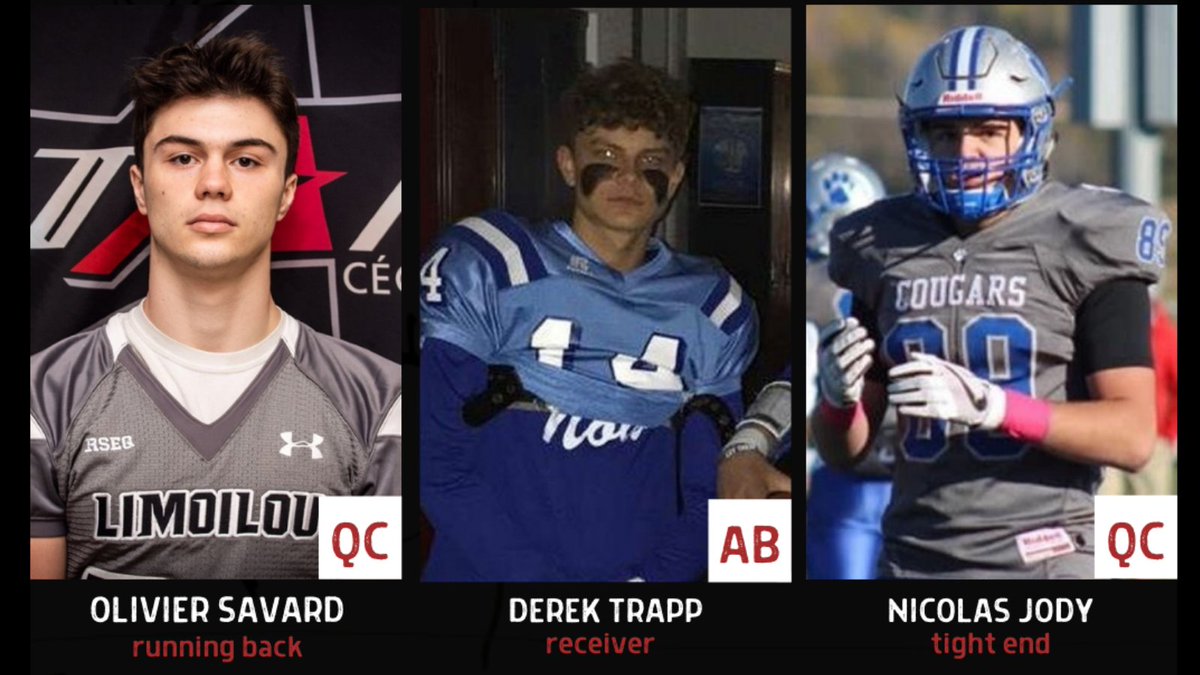 chatfootball's tweet photo. PROFILES SPOTLIGHT 🍁

TE @Nicolasjody2 - https://t.co/W6V0JftVG2
RB @mictdqc - https://t.co/iMjnveCMNi
WR  @derektrapp4 - https://t.co/a8dFxOjHnp

Get FEATURED ✅ https://t.co/kl41qj9QQx https://t.co/6wuV2sXVfk