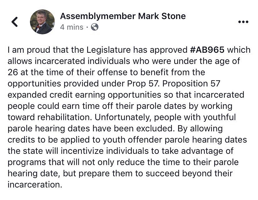 LexBnduh's tweet photo. @InitiateJustice 
Any news regarding #AB965 ?

No movement on this passed bill since 2019 right? It’s been super quiet. Kinda sucks that Good time credits are going to take up to 8 months to be processed yet this signed bill is still held up at CDCR headquarters. 🤦🏻‍♀️ https://t.co/RfJ5a9wdCy