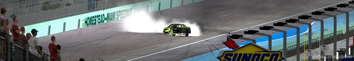 Burning it down after Homestead Win.