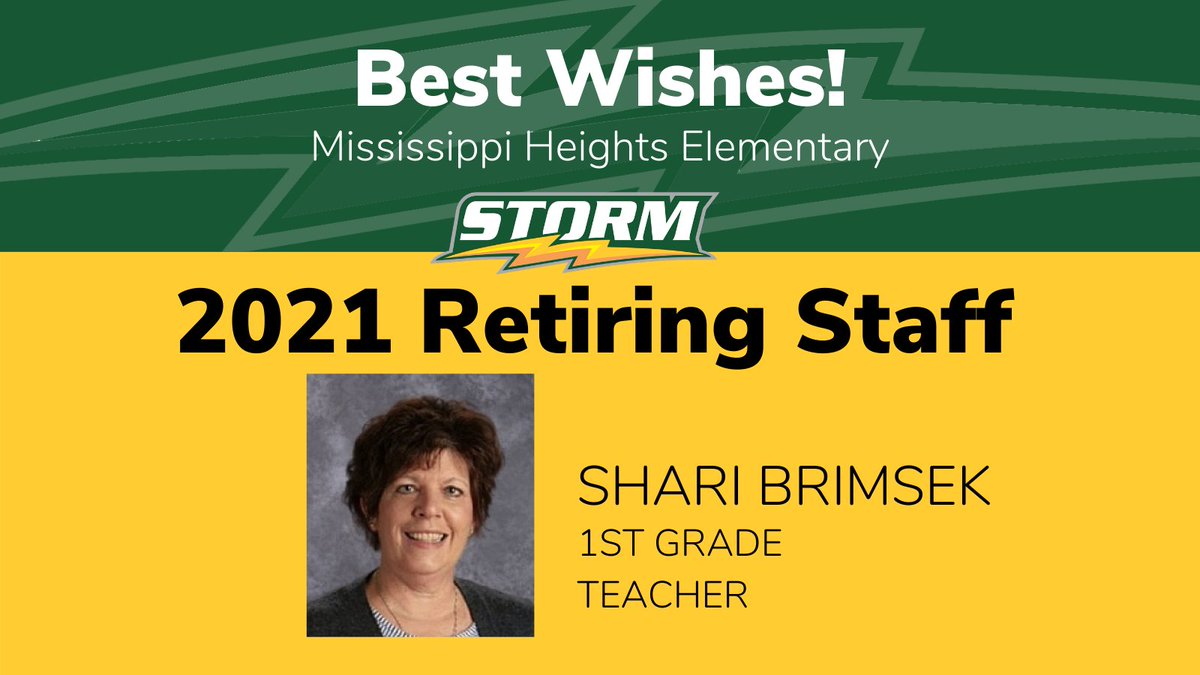 We will miss you, Ms. Brimsek! 💚  Thanks for helping us create some #MHESMagic in our school.