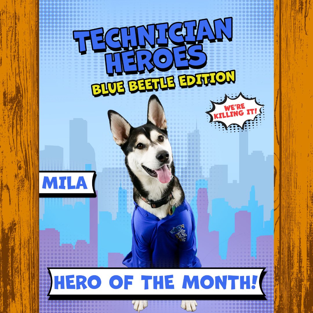 May is coming to a close so we want to recognize our honorary “Hero of the Month” Mila because why not 😂💙🐶