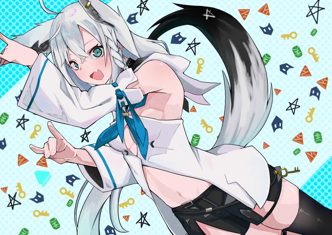#みなさん去年の今頃はどんな絵描いてましたか 
今も昔もフブキさんだZE☆ 