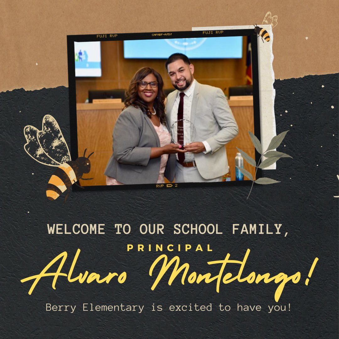 James Berry (@jamesberryhisd) on Twitter photo Congratulations to our new principal, <a href="/12Montelongo/">Alvaro Montelongo</a> ! We are excited to see the great things you will do for our school! @TeamHISD @HISDNorthArea <a href="/HoustonISD/">Houston ISD</a> Congratulations to our new principal, <a href="/12Montelongo/">Alvaro Montelongo</a> ! We are excited to see the great things you will do for our school! @TeamHISD @HISDNorthArea <a href="/HoustonISD/">Houston ISD</a>