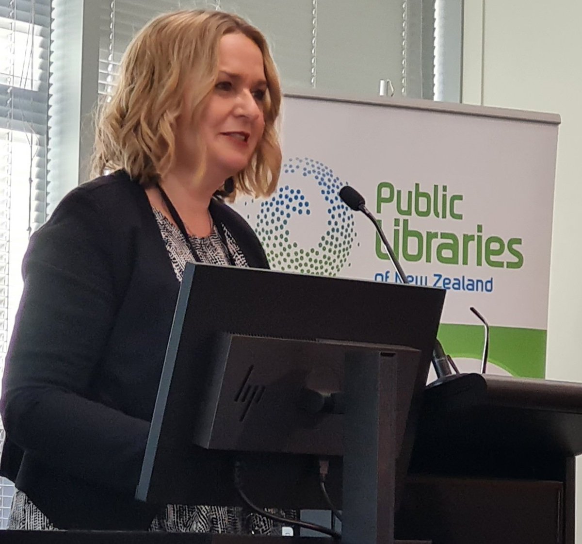 Inspiring keynote address by @jantinetti   #PLNZForum2021 "Libraries are a critical  part of community infrastructure" @lianzaoffice <a href="/r_esson/">Rachel Esson</a>