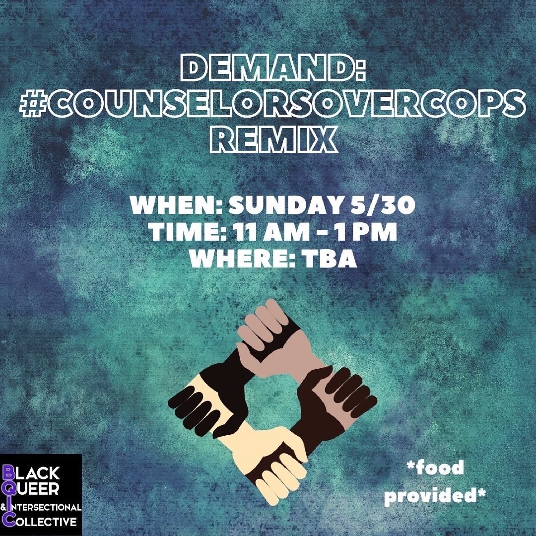 SURJColumbusOH's tweet photo. Also this weekend, we're standing with @BQIC_Ohio Sunday morning 5/30 to keep demanding true safety in our schools, not more policing. Keep an eye on BQIC's feed and/or here to get the location when it drops. #CounselorsOverCops #CPDoutofCCS https://t.co/oxieh9ZcUZ