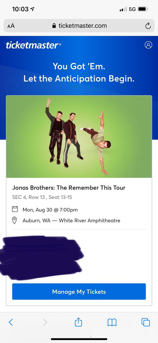 livewithinmusic's tweet photo. @JBTourUpdates I did ! Going to the show in Auburn ! It’s my sons sixth birthday day of the show and he’s so excited to spend his birthday at the concert ! He loves nick so much ! https://t.co/PBRcC5Wafr