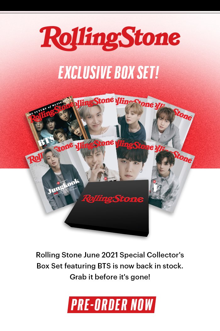 BangPD_stocks's tweet photo. #BangPDStocks_PHGo
BTS x Rolling Stone magazine tingi (need all makuha to push through)
🍞BASED PRICE + INTL SHIPPING + LOCAL SHIPPING
🍿1370 PHP + INTL SF + LSF
🥜DOP: JUNE 15
✔️OUTBOX + OT7
✔️NJ
✔️SJ
✔️YG
✔️HS
✔️JM
✔️TH
✔️JM
MINE + ITEM (SPECIFY IF OT7 or MEMBER) https://t.co/PwOfTy2YK7