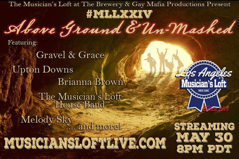 musiciansloft's tweet photo. #MLLXXIV -- Above Ground &amp; Unmasked
5/30/21 @ 8pm PDT!
https://t.co/uyUoKUNeFg
TUNE IN! https://t.co/xKtpJRbLE5