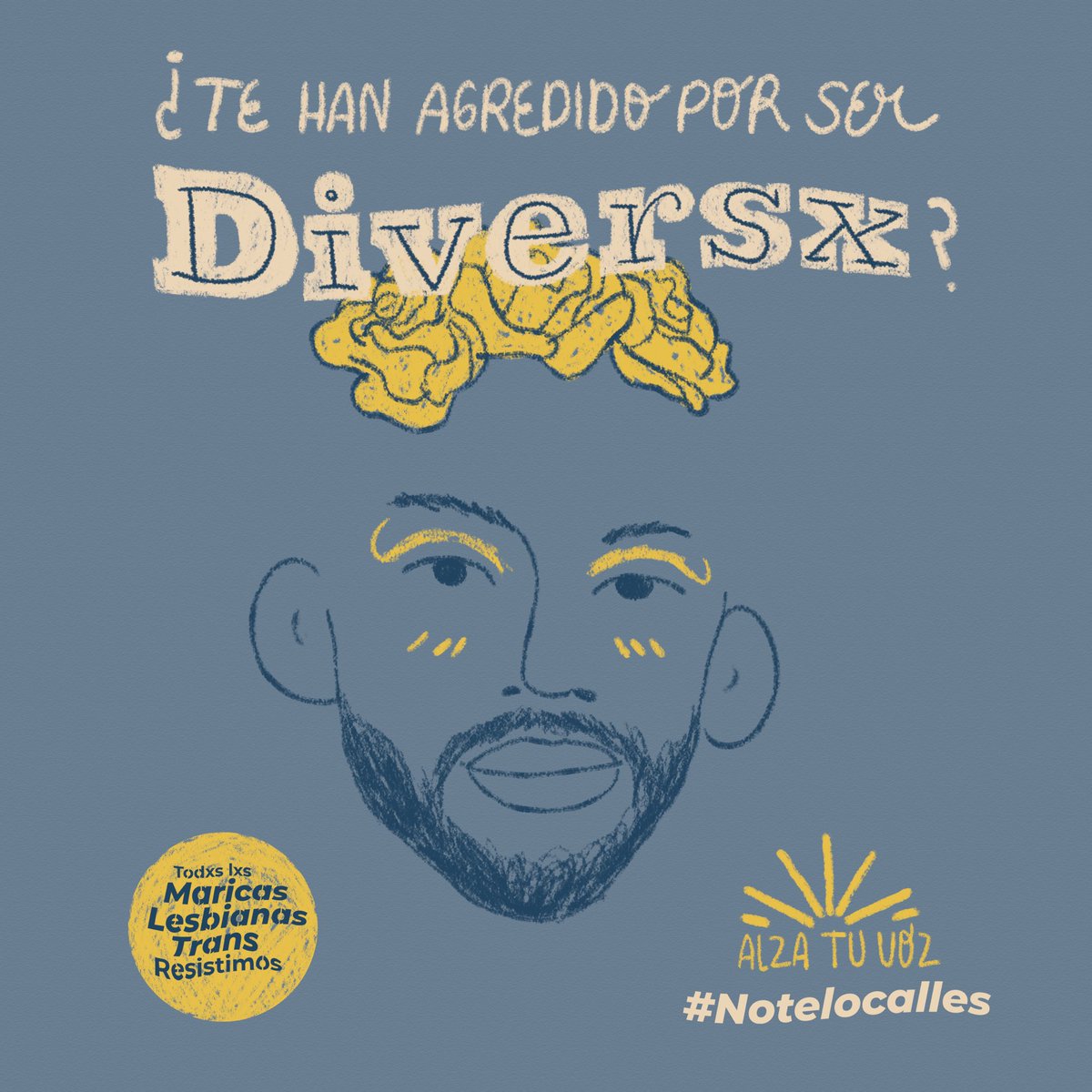Sebasarcosz's tweet photo. 🤔¿Has sufrido alguna agresión debido a tu orientación sexual o identidad de género?
#NoTeLoCalles, cuéntanos tu historia de manera anónima acá 📢

https://t.co/tGRRgx9cNb

Con tu testimonio nos ayudas a entender mejor las violencias que sufre la población LGBTIQ+

✊🏻✊🏽✊🏿🏳️‍⚧️🏳️‍🌈🔥 https://t.co/ERA8W2sGrZ