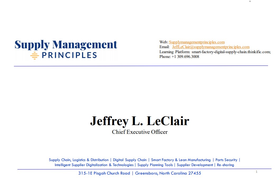 We are Practitioners with deep knowledge in lean, digital manufacturing and supply chain management.
Depend on us for your company.