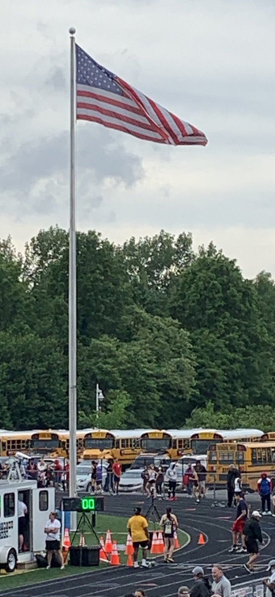 Freshman Lauren Mahoney on the track set to start one of her four relays tonight