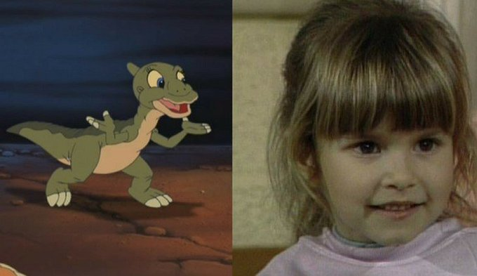 Bouteflikov's tweet photo. Judith Barsi, la célèbre voix de «Becky» dans le film d'animation «Le Petit Dinosaure et la Vallée des merveilles», avait seulement 10 ans quand elle a été assassinée d'une balle dans la tête par son père. https://t.co/k7Su25fCN1