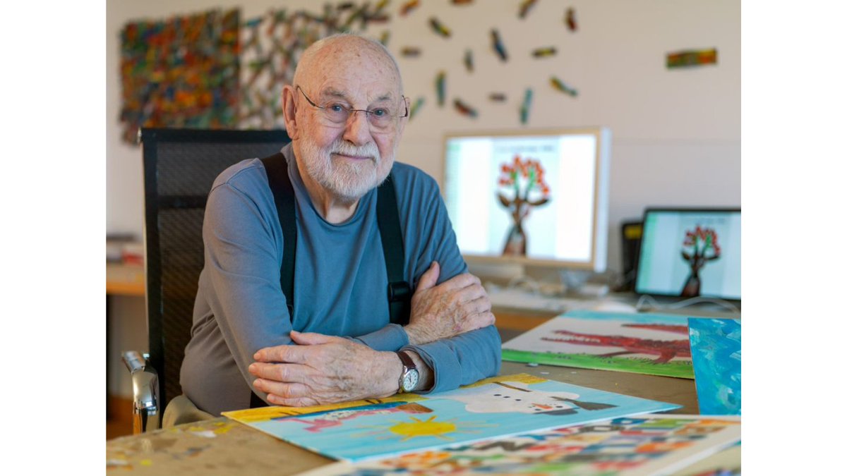 Our hearts are heavy tonight with the loss of our beloved co-founder Eric Carle who has passed away. He was our friend, our inspiration, and a creative visionary for generations of artists and children. 
#RememberingEricCarle