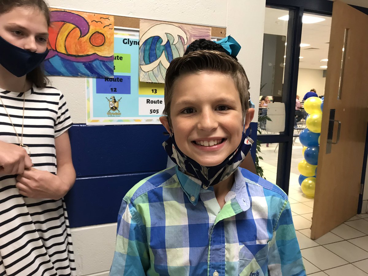 One of my favorite graduates, and a member of student council, led the pledge during the graduation ceremonies. 💙👨🏼‍🎓💛 #proudteacher #leader #rolemodel <a href="/AlainaZubrowski/">Alaina Zubrowski</a> <a href="/GlyndaleElemen1/">Glyndale Elementary</a>