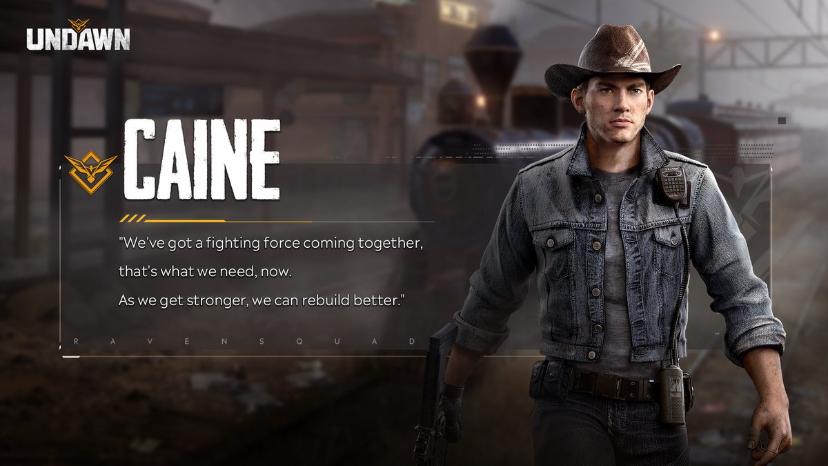 UndawnGame's tweet photo. Caine, the humble leader of the Ravens, is on a mission to rebuild shelters and restore hope. 🌅 

#Undawngame #Undawn https://t.co/YterV9U11J