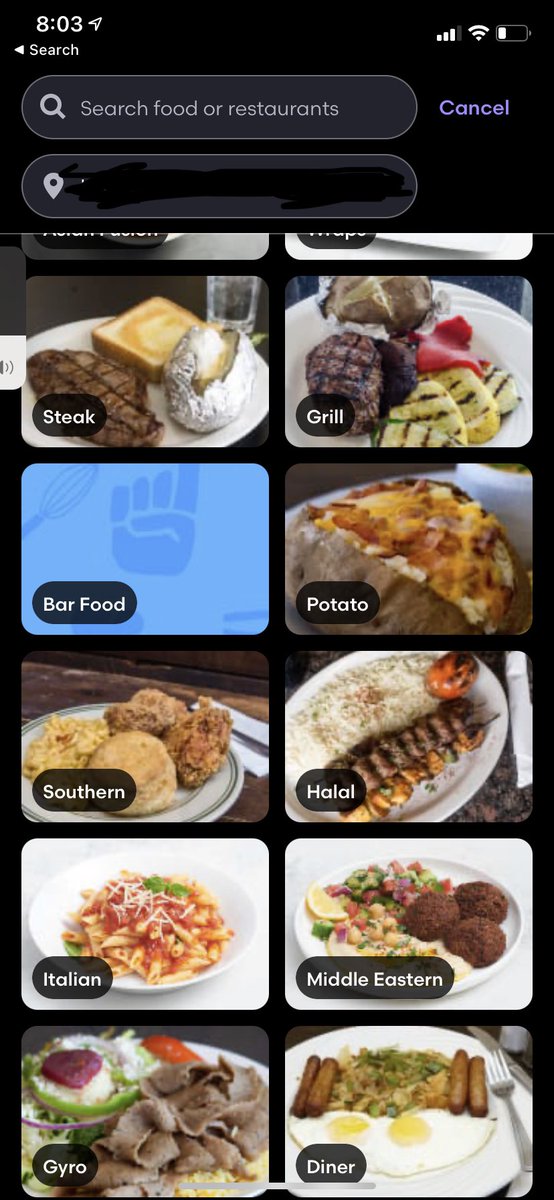 Excuse me, but why does “potato” have its own category on Grubhub?