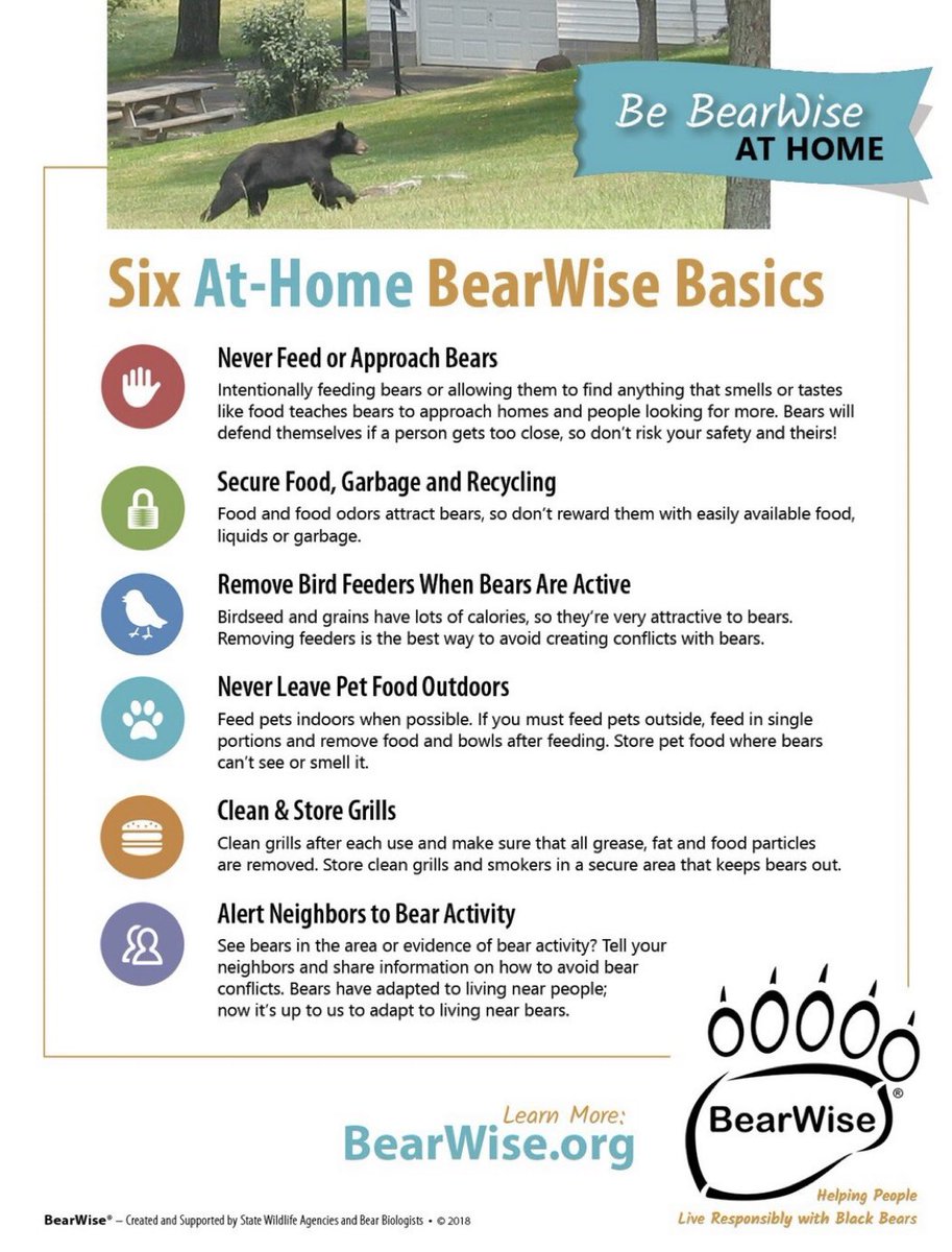 We have been receiving calls reporting a bear in the towns of Halifax, and Plympton. Here are some helpful tips from  bearwise.org We also recommend securing any picnic baskets, as we cannot be too sure if this bear is Smarter than the Average bear!